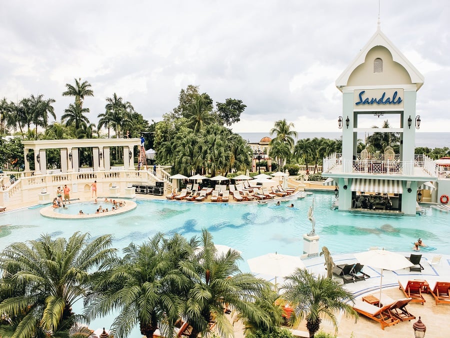 Sandals Ochi Pool